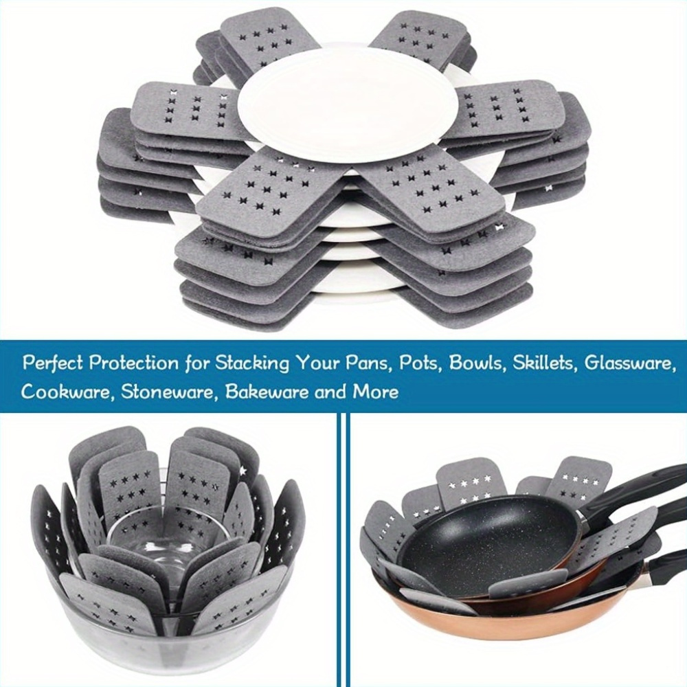 12pcs Pan Pot Protectors Set L - огляд і ціна Kitchen Baking Pan Set