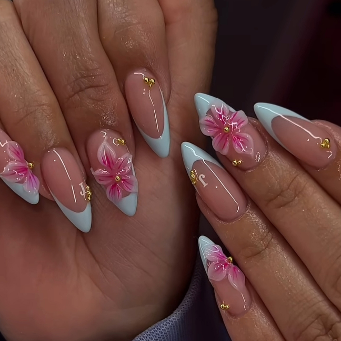 24Pcs Press on Nails Pink Grad - огляд і ціна Decorating Tip Set