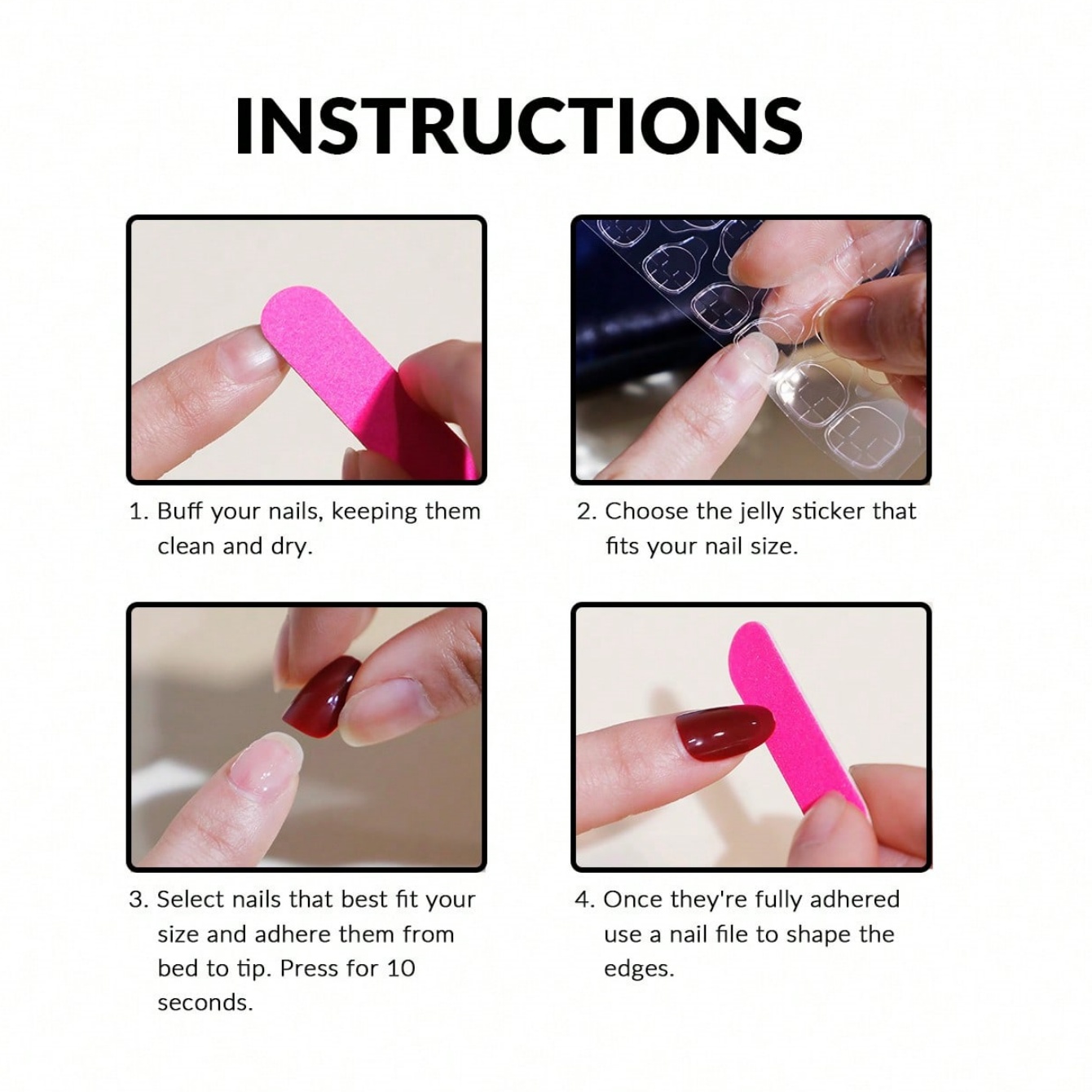 10Pcs Stiletto Handmade Fake N - огляд і ціна Decorating Tip Set